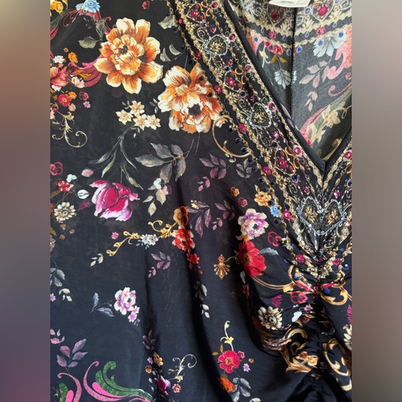 Camilla Short Draped Dress in A Girl Like You - Picture 8 of 9